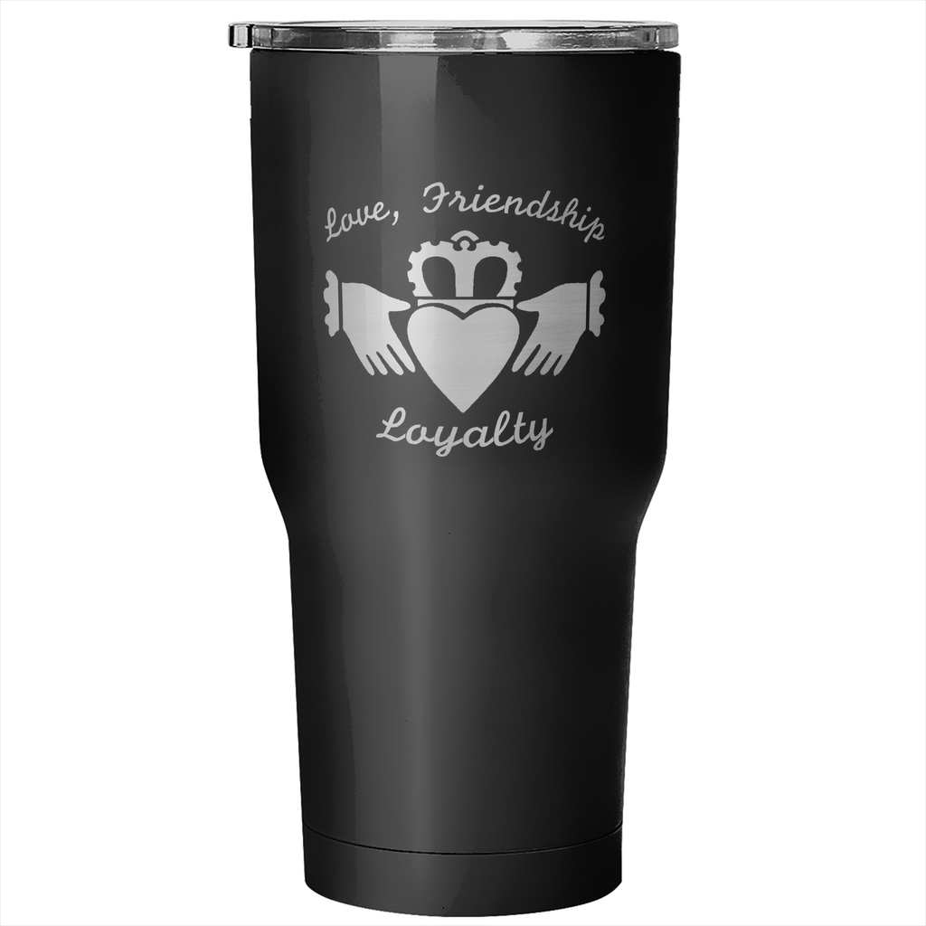 "Love Friendship Loyalty" Laser etched 30oz Vacuum Tumbler