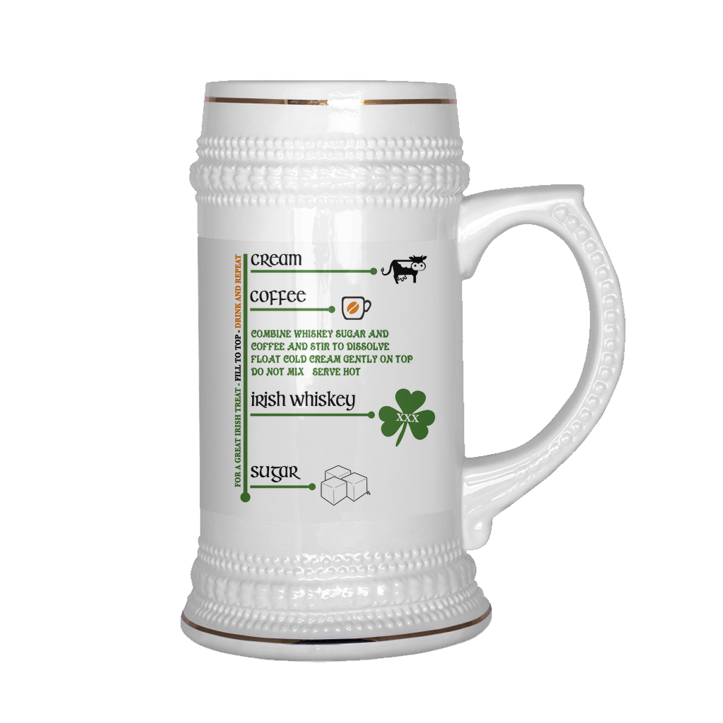 Premium Irish Coffee Beer Stein